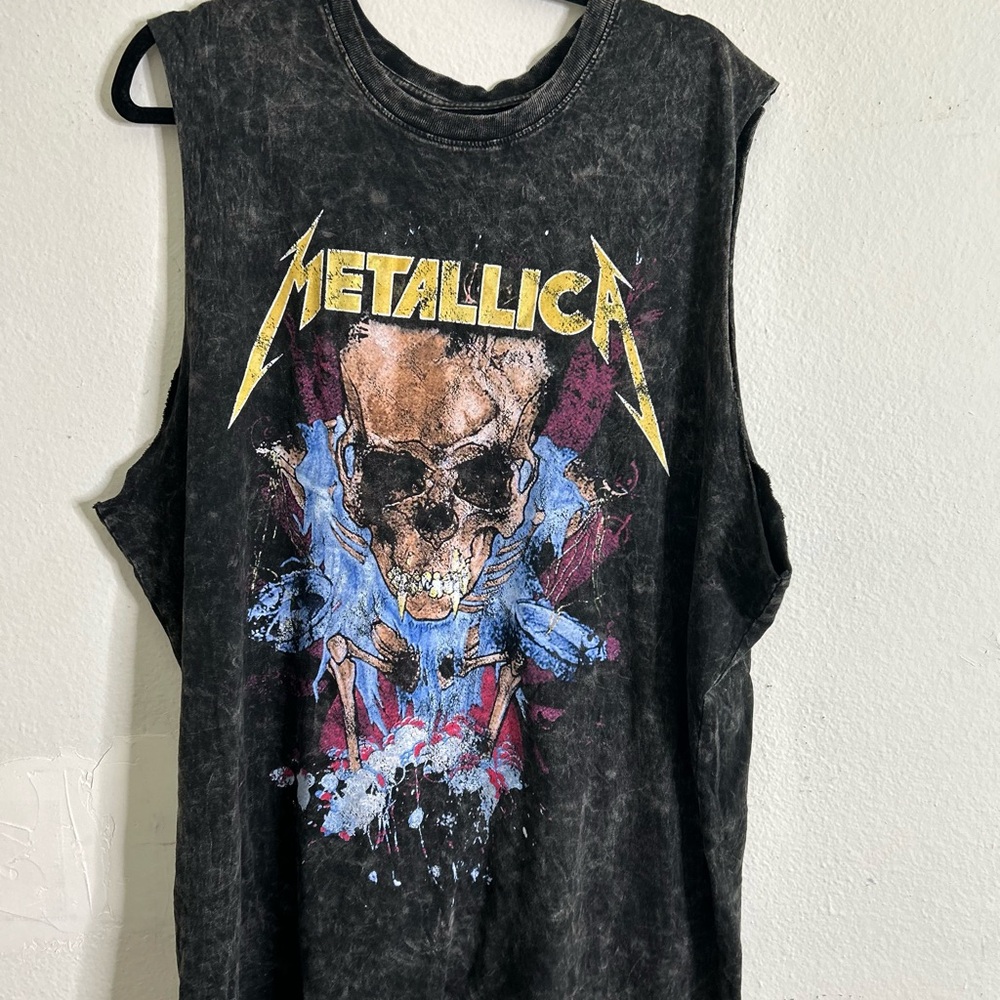 Metallica Graphic Sleeveless Shirt muscle tee xxl